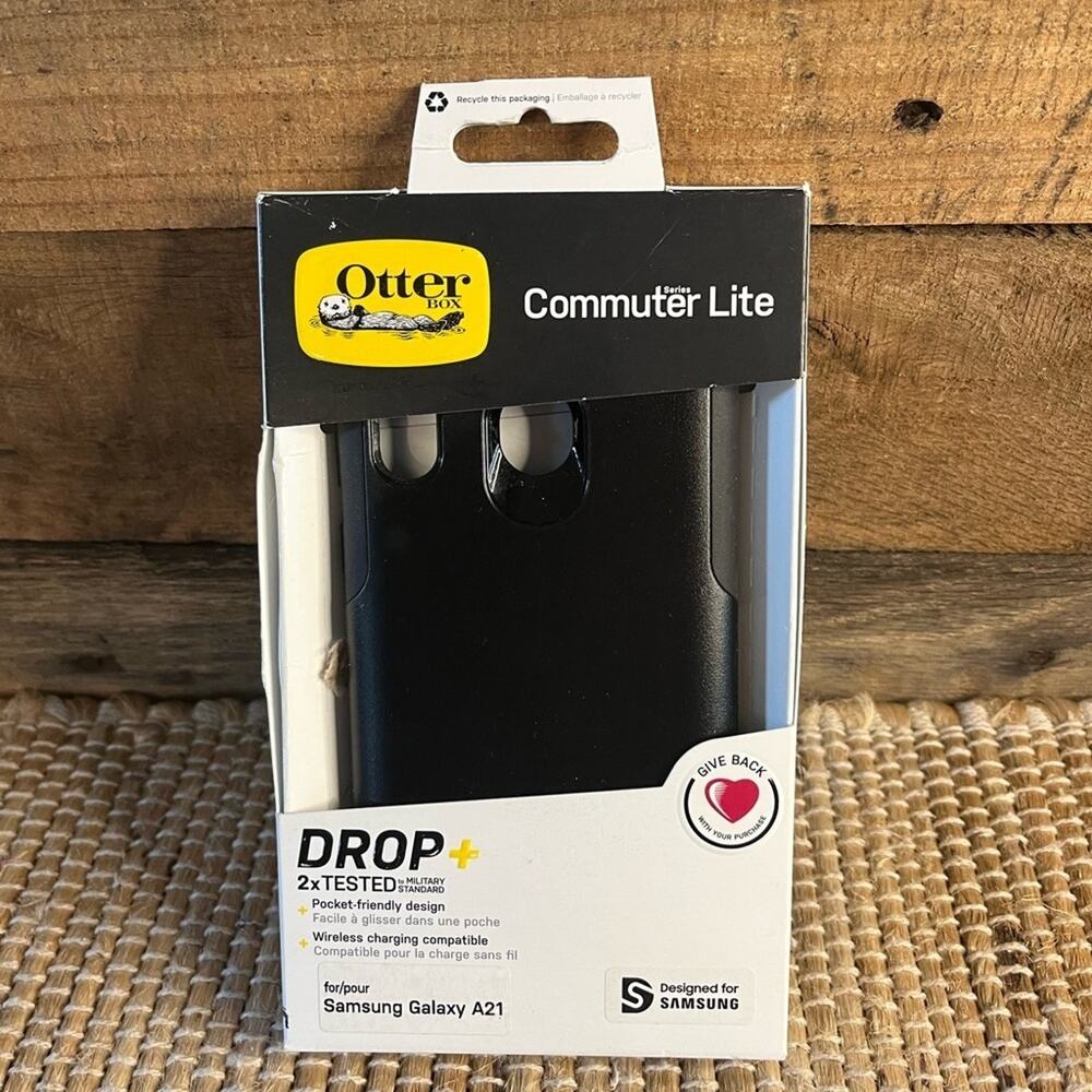 Black Commuter Lite‎ Samsung Galaxy A21 Case